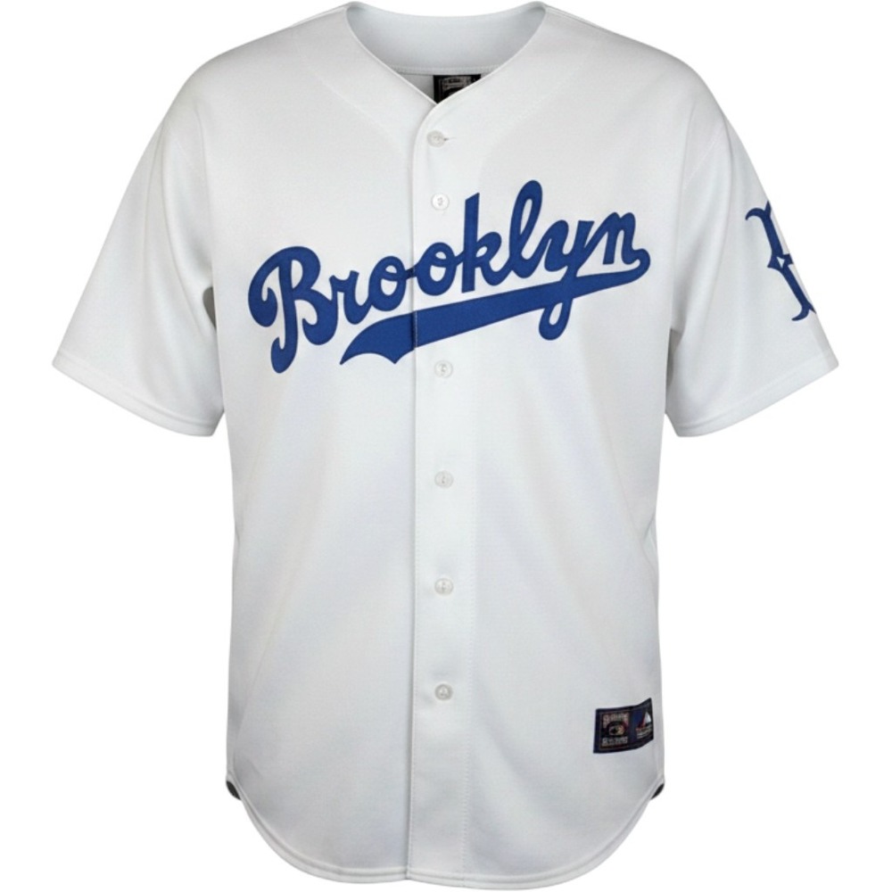 Vintage Majestic Cooperstown Jackie Robinson #42 Brooklyn Dodgers Jersey XL USA